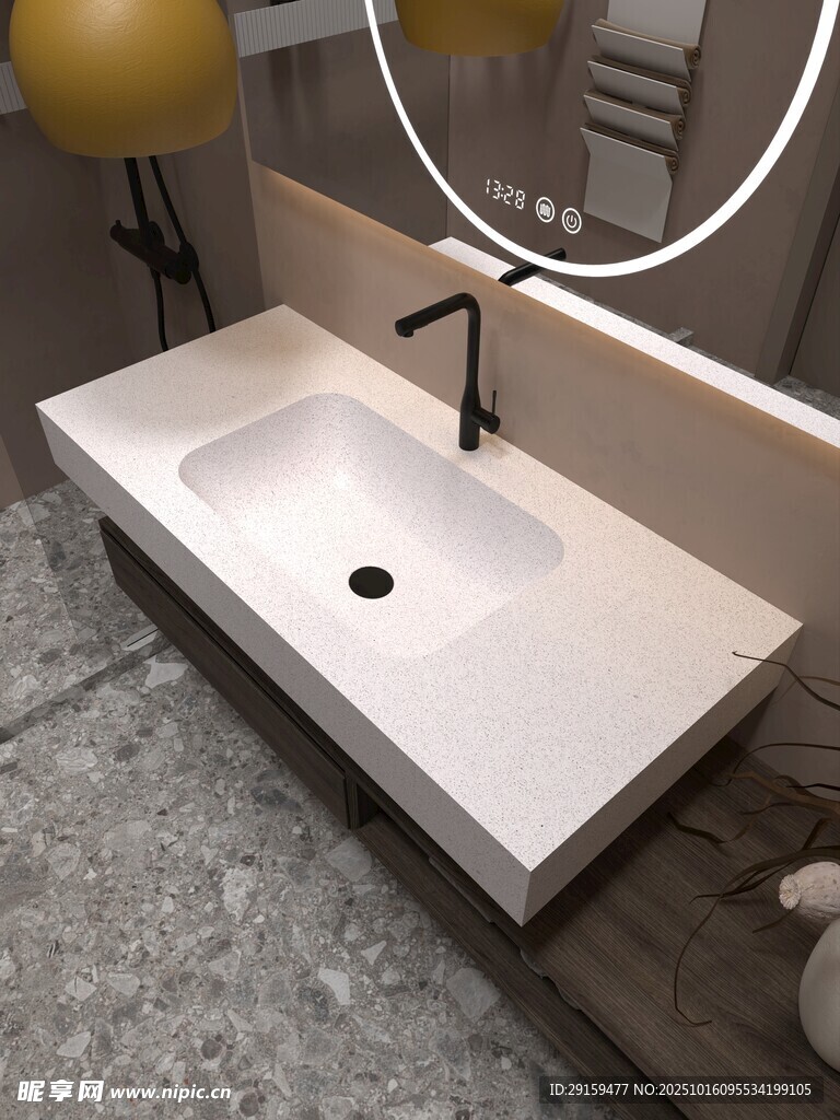 现代简约风格洗手台设计