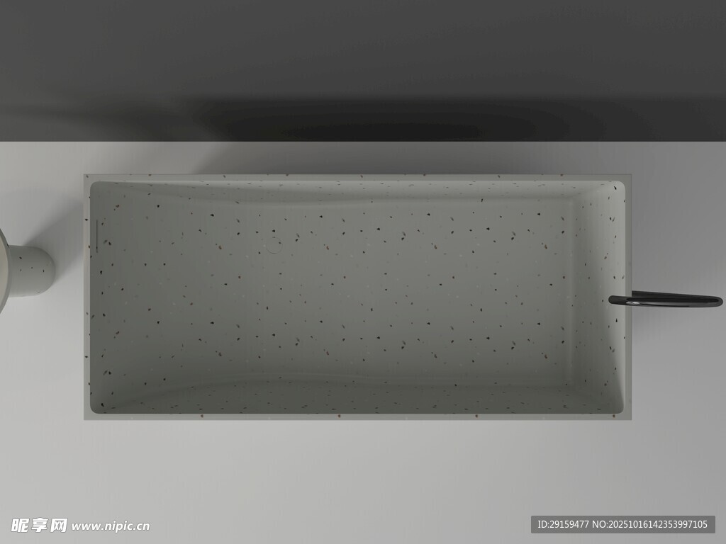简约灰色长方形灯具