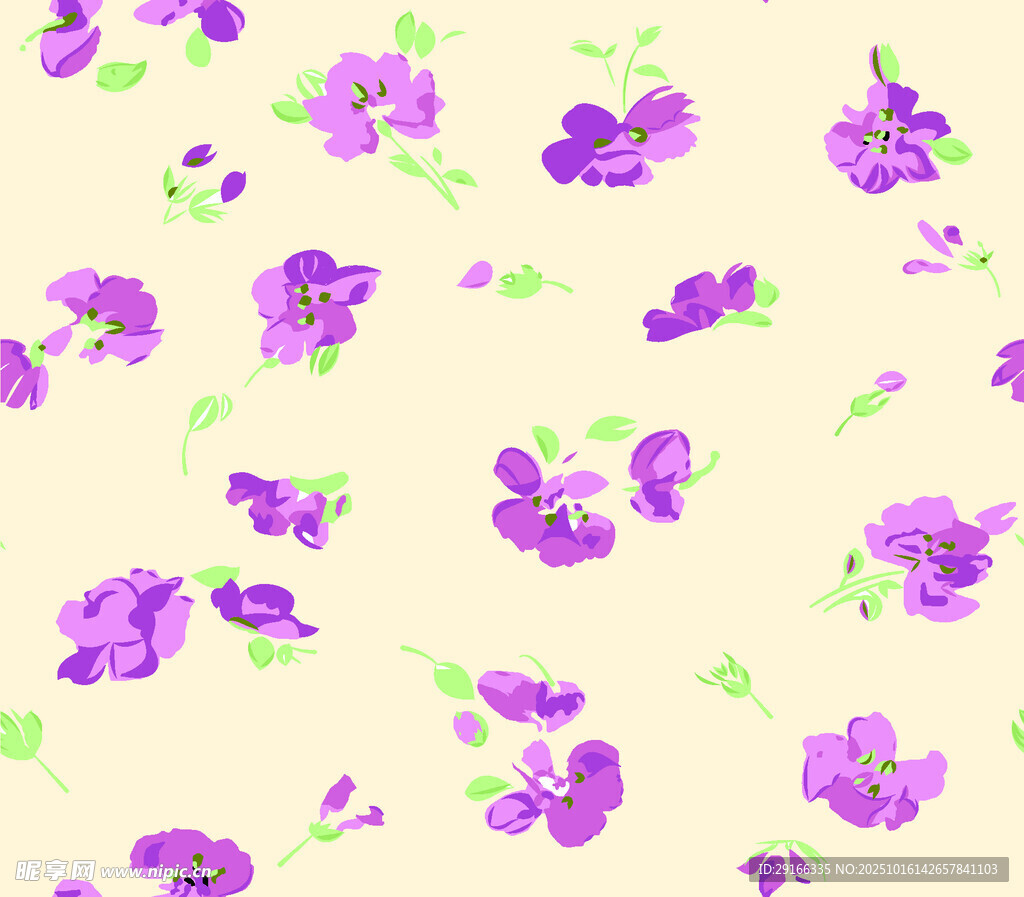 粉色碎花