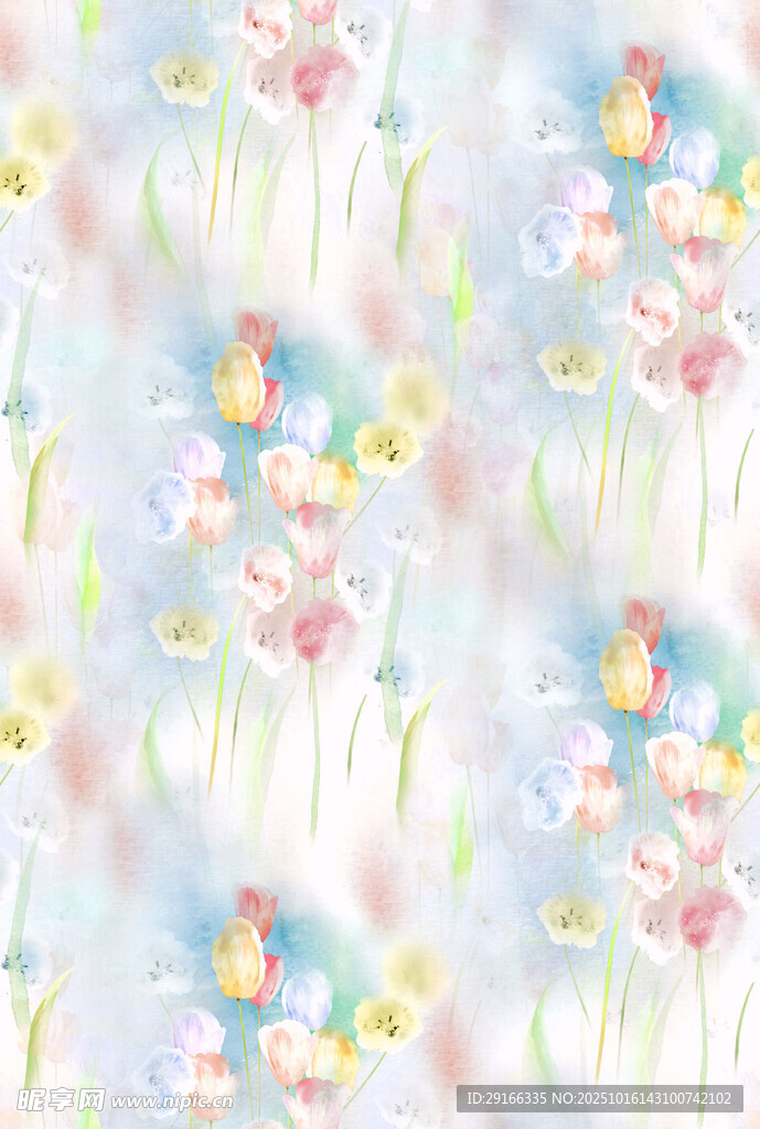油画小花