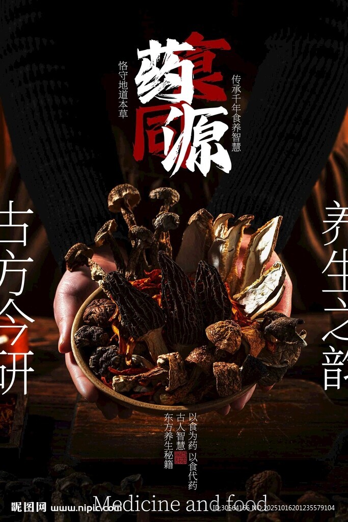 药食同源养生宣传海报