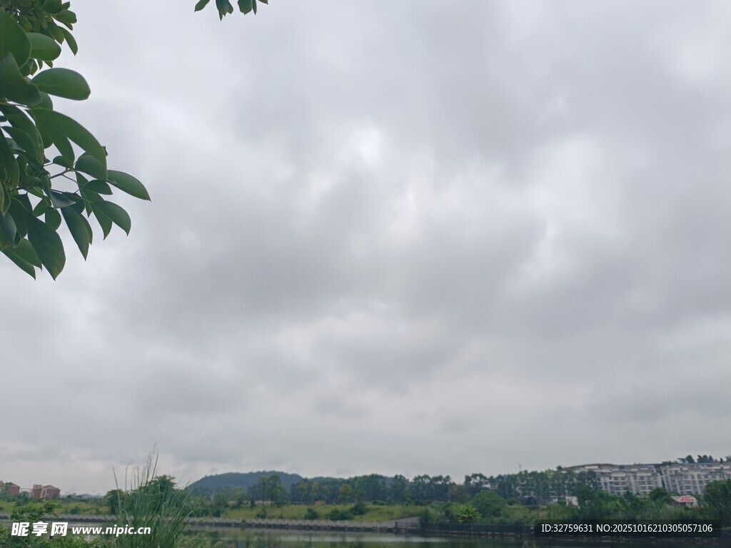 阴天乡村景色