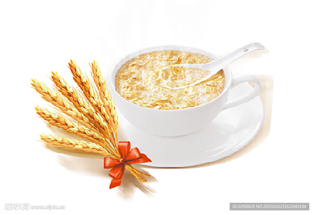 燕麦粥配香脆麦片棒