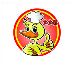 绝味小黄鸭标志logo
