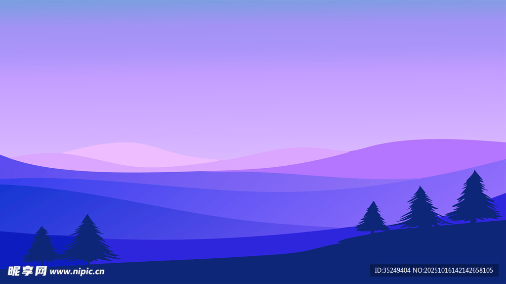 古典山背景