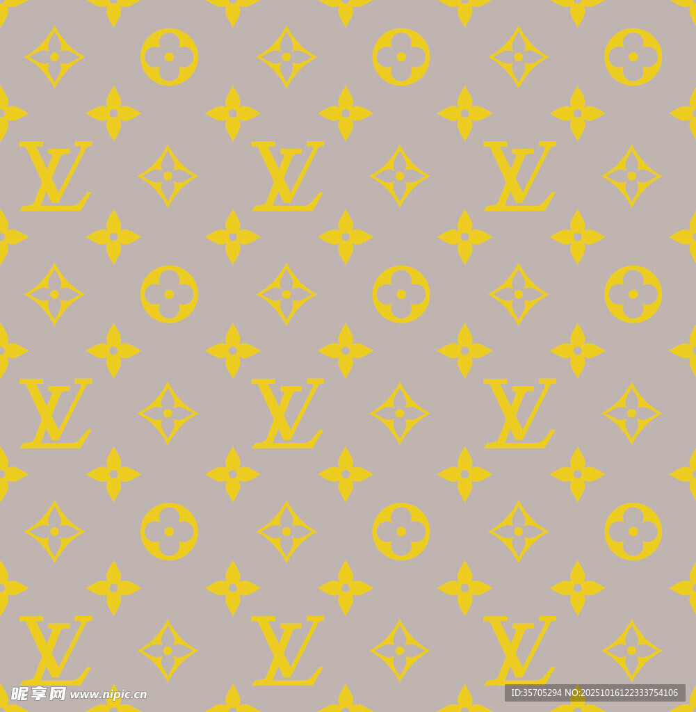 LV经典图案花纹背景图