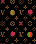LV经典图案印花背景图