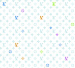 多彩字母几何图案背景