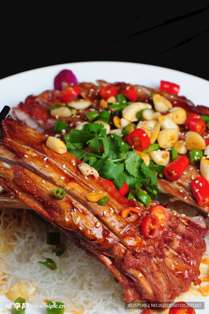 香辣美味烤排骨
