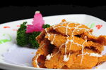 香酥炸鸡排摆盘精致