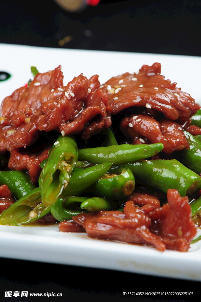 青椒炒牛肉