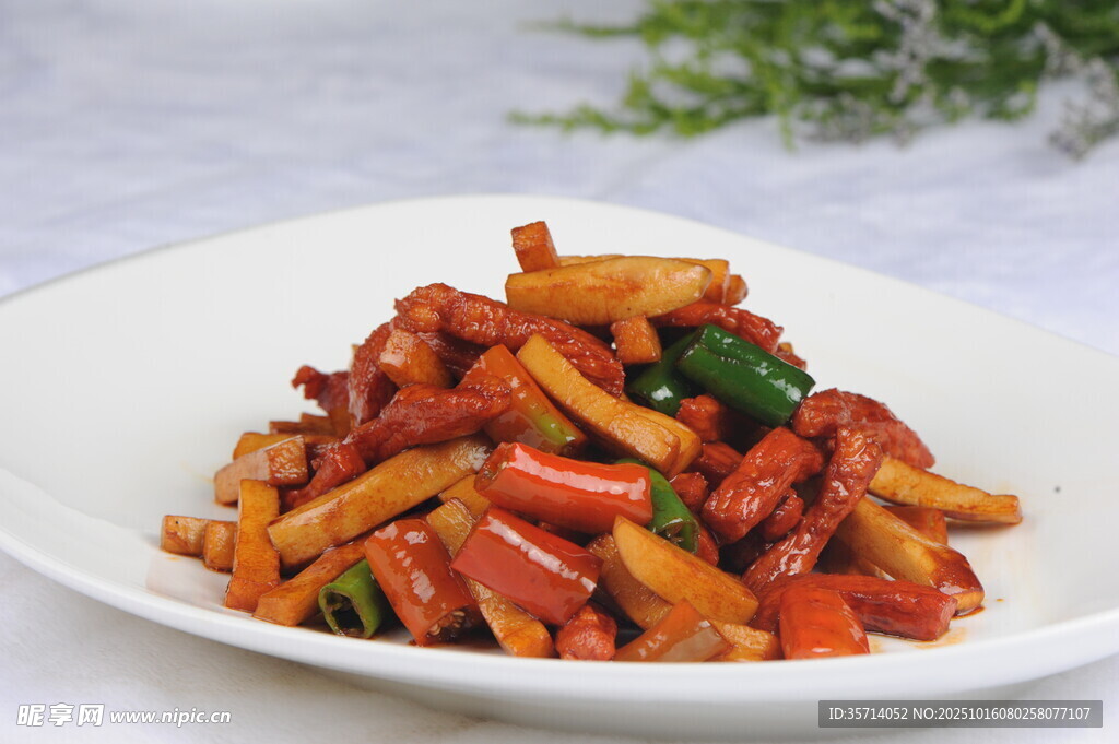 美味彩椒炒肉丝