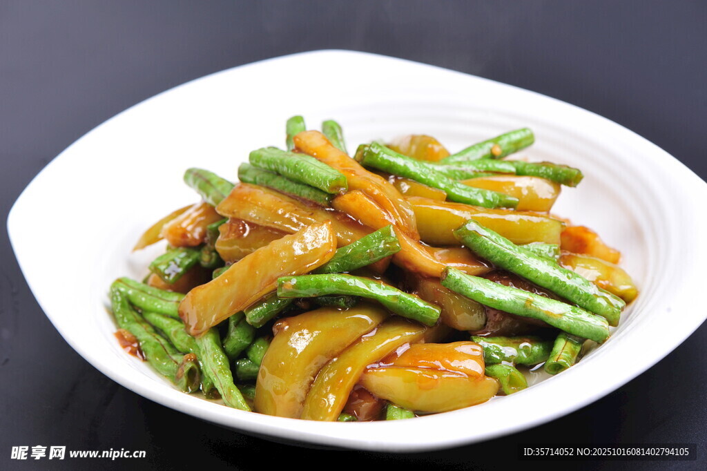 素炒豆角茄子
