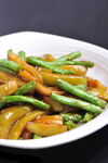 彩椒炒豆角