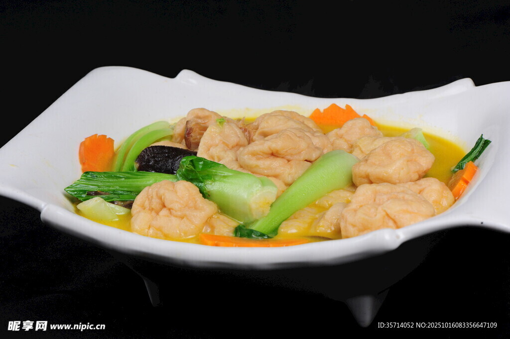虾仁时蔬烩豆腐