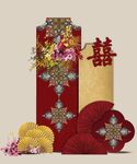 中式婚礼喜庆装饰摆件