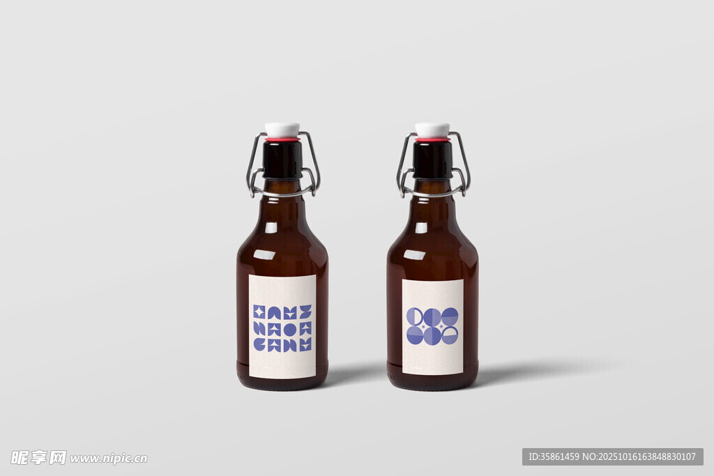 啤酒瓶子样机