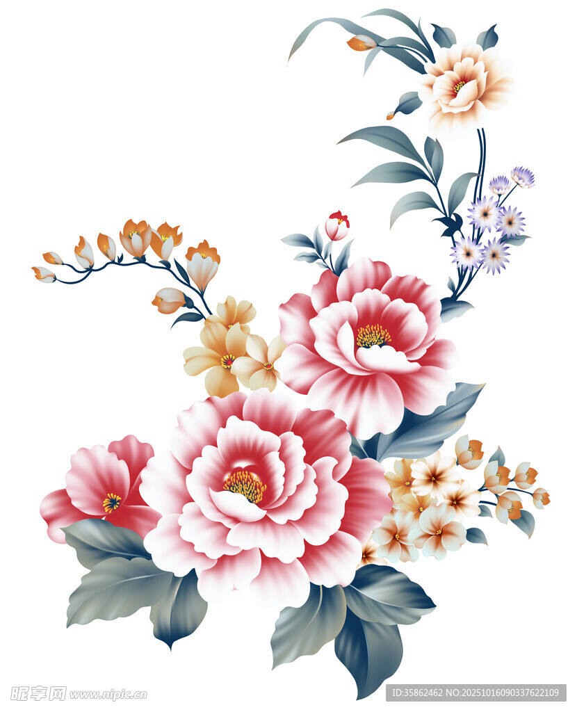 手绘花