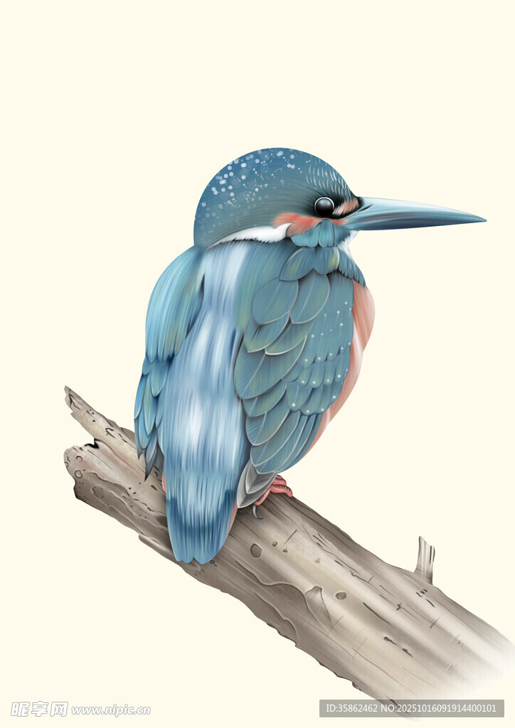 手绘小鸟