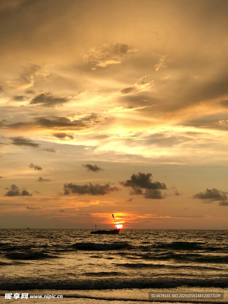 海边日落美景