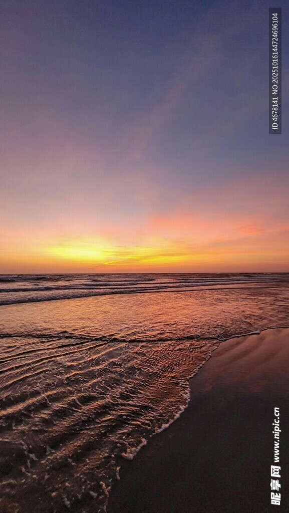海边绝美日落风景