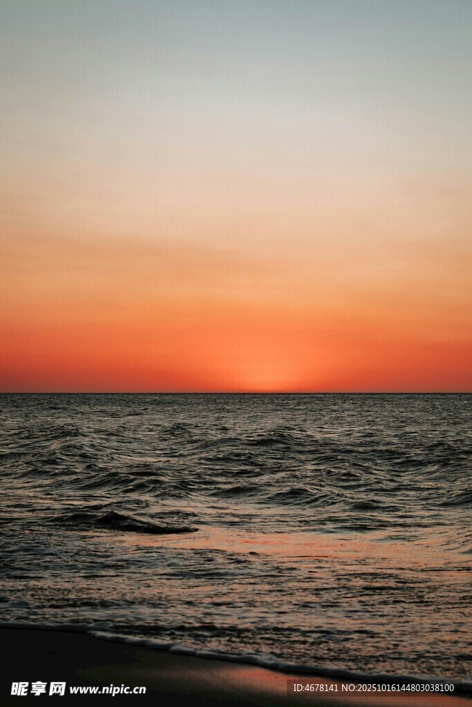 海边日落美景邂逅浪漫