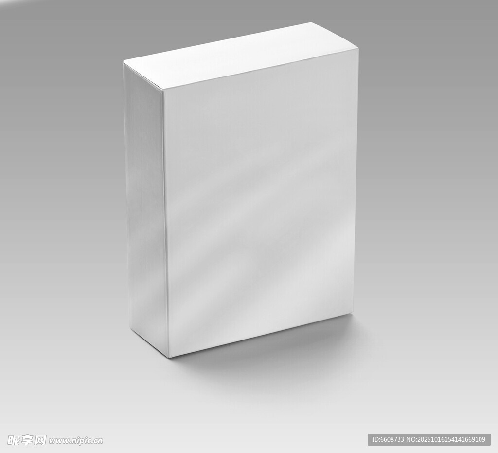 白色长方体盒子模型