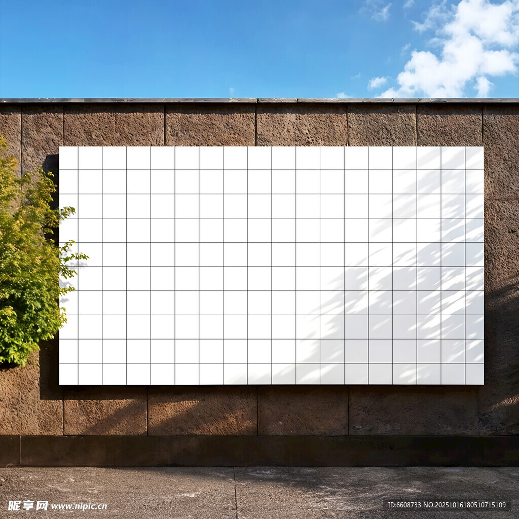 户外空白广告展示板