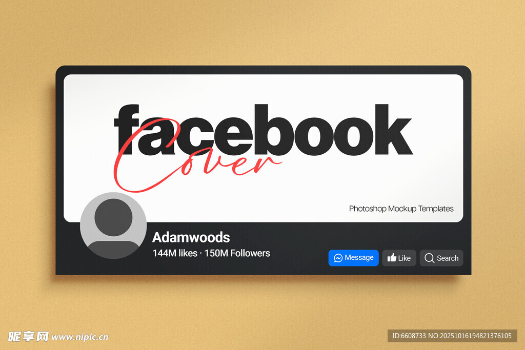 Facebook登录界面展示
