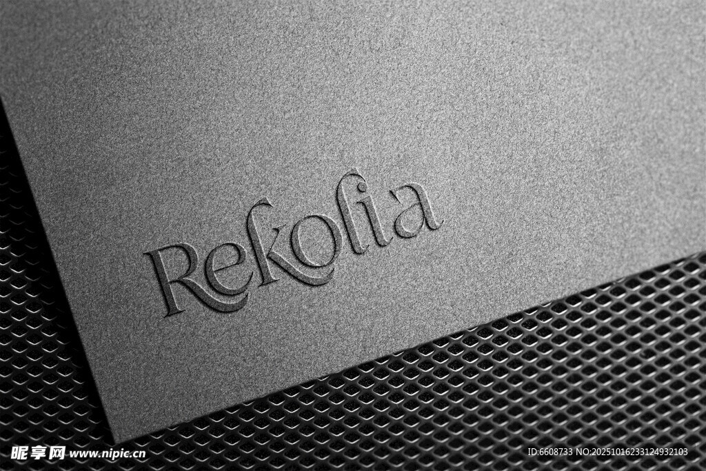 Refolia品牌标识特写