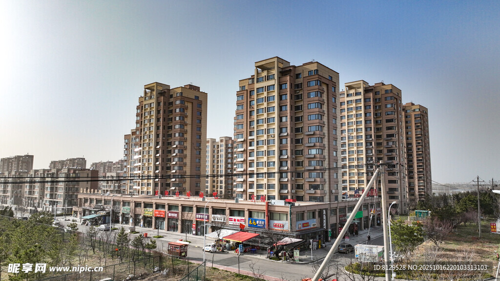 城市高层住宅区景观