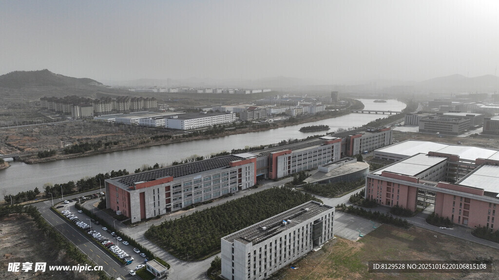 城市建筑鸟瞰图