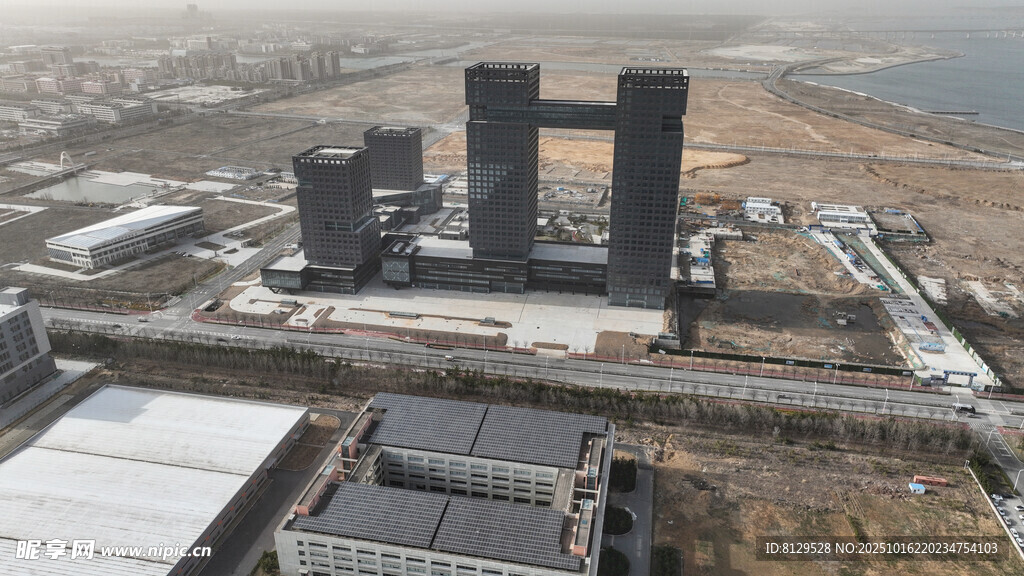 现代建筑俯瞰图