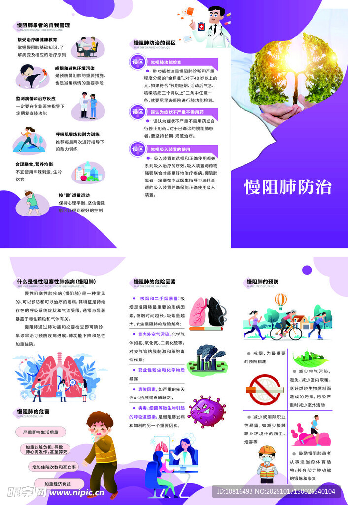 慢阻肺防治三折页