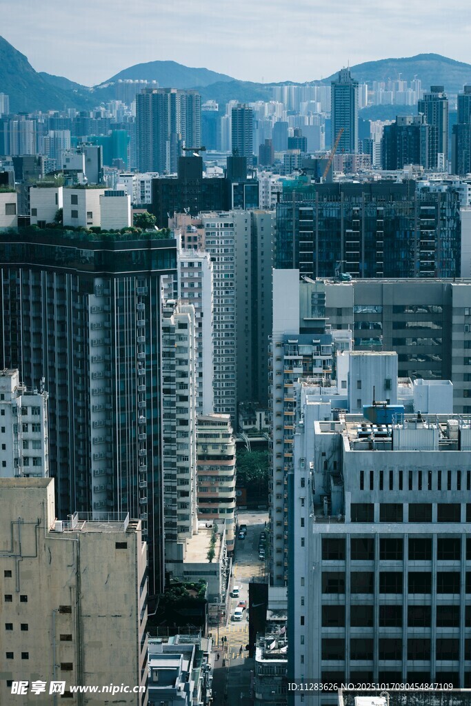 繁华都市高楼景观