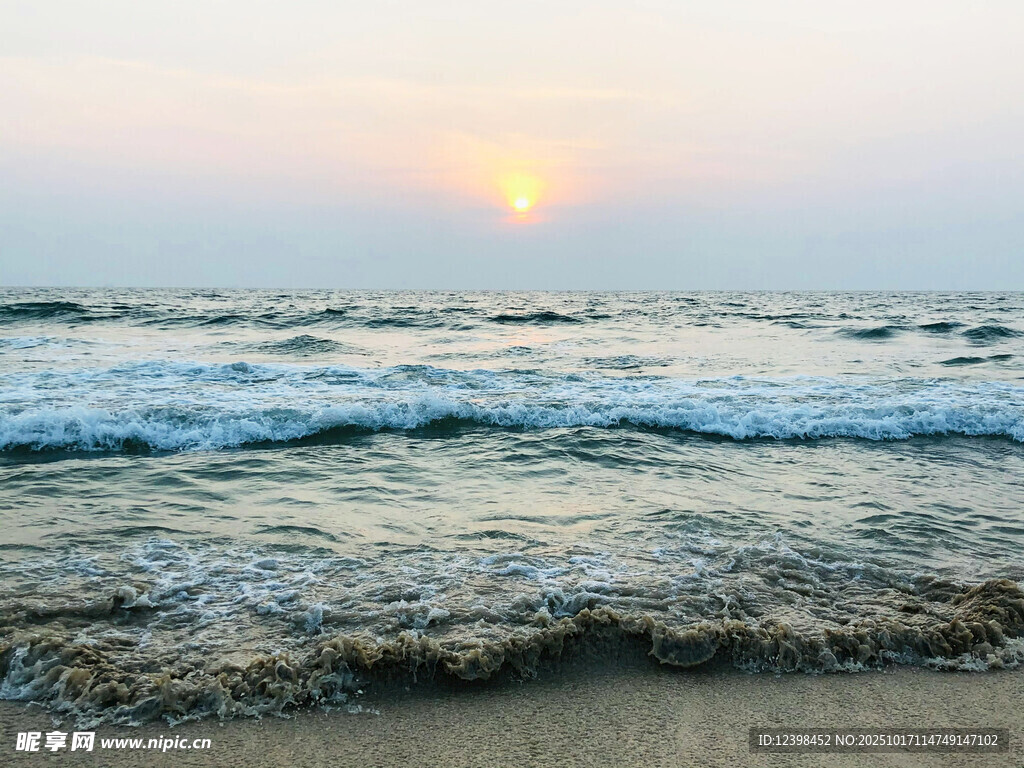 海边日落