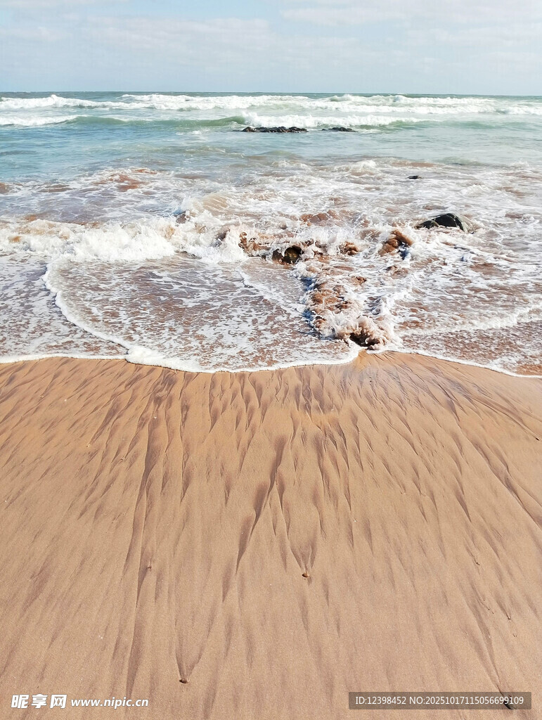 沙滩海浪