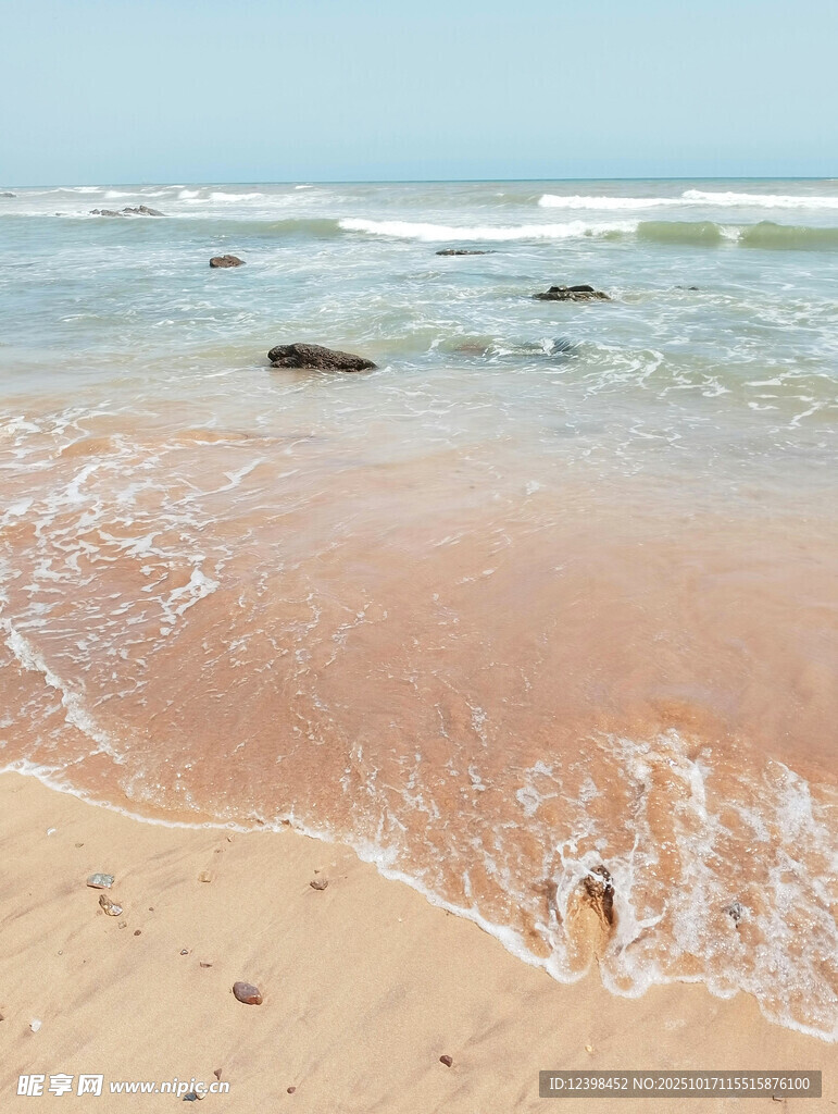 沙滩海浪