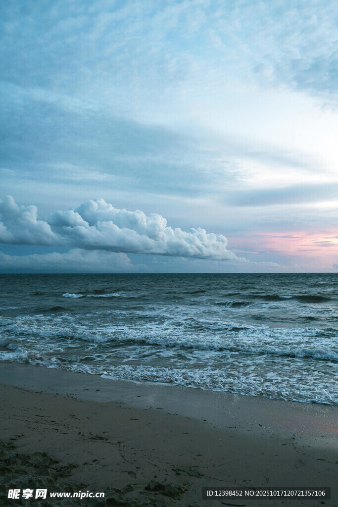 海边暮色
