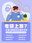 考研卡通海报