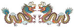 中国龙龙纹图案