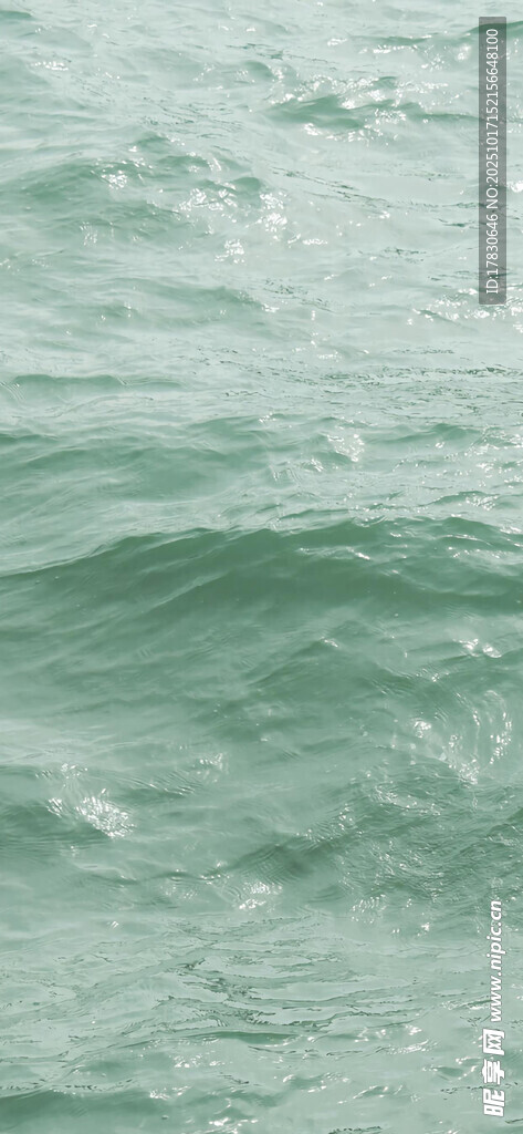 浅绿色海浪纹理背景