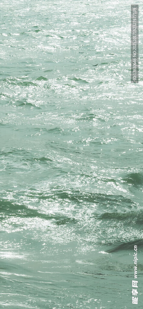 淡绿色海浪纹理背景
