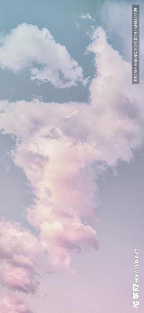 梦幻天空中的绚丽云彩