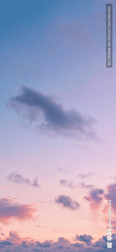 日落时分的梦幻天空