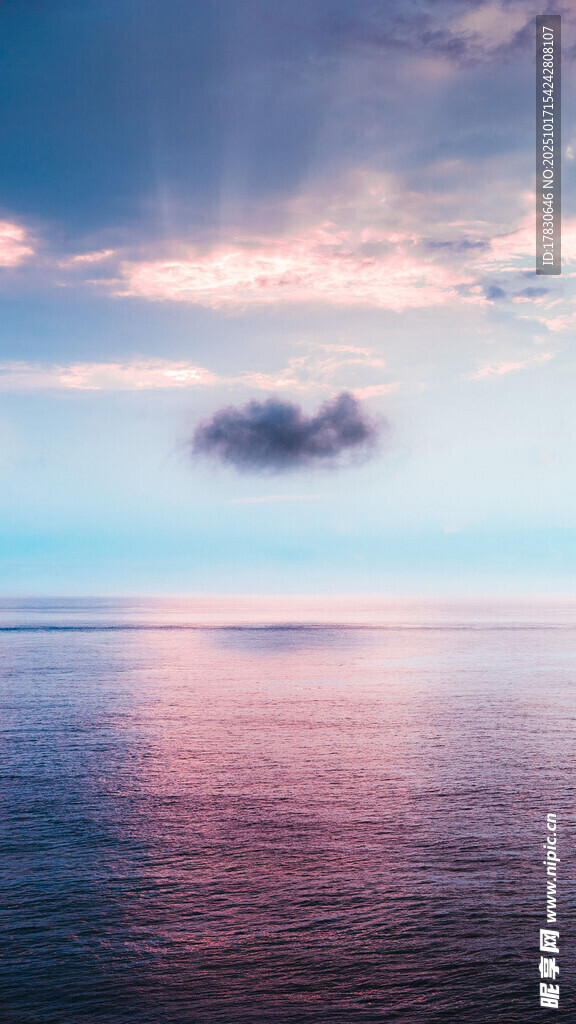 海上云霞美景