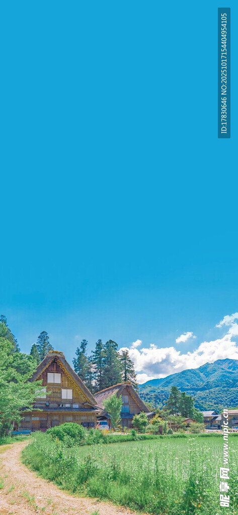 乡村美景宁静田园风光