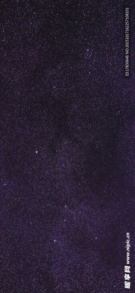 深邃紫色星空背景图