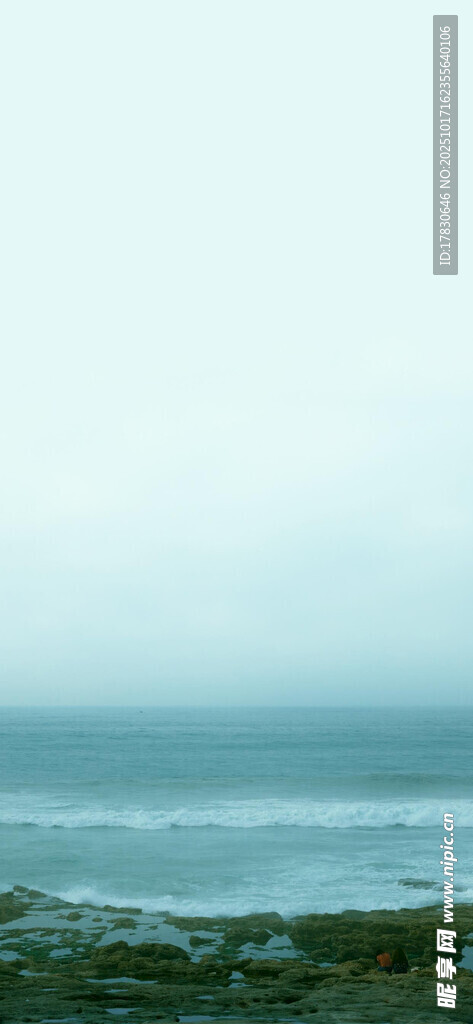 海边朦胧景致