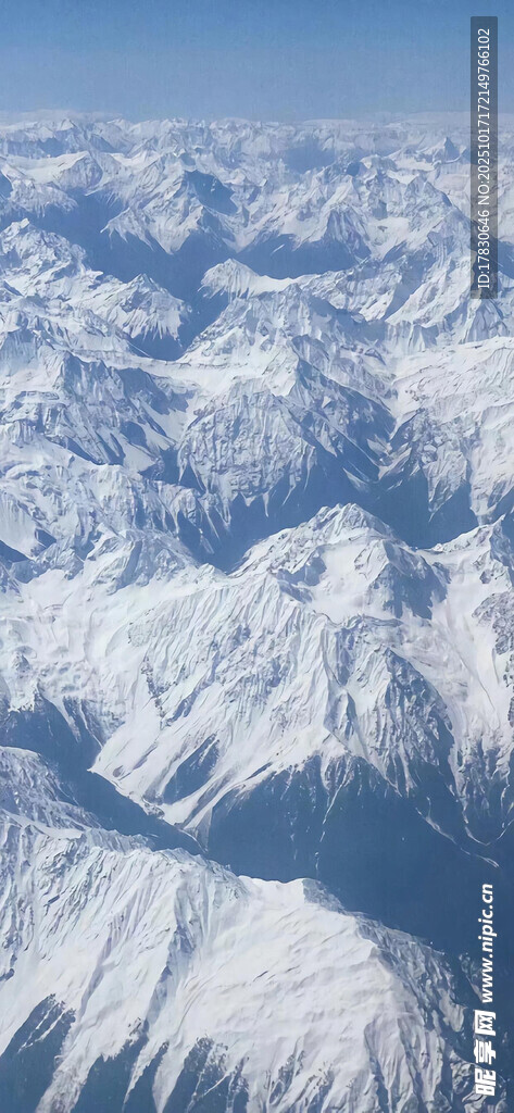 壮丽雪山景观
